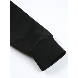 [Cozy Cartoon Hoodie] Cozy Comfort Cartoon Print Men's Hoodie | Long Sleeve Pullover with Fun Animated Character Design, Light Gray, Perfect for Fall and Winter