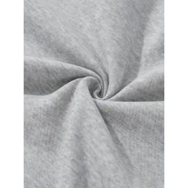 3pcs Men's Casual Fashion Brand Print Hoodie, Long Sleeve Pullover Sweatshirt Set