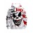 Men'S Joker 3D Print Hoodie - Casual Sporty Fitness & Outdoor Sweatshirt with Drawstring Pockets, Stretch Knit Fabric, Regular Fit for Spring, Fall, Winter Streetwear