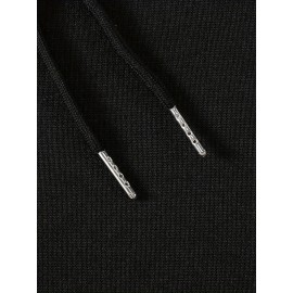 [4pcs Tatoris Print Sweater Set] 4pcs Men's Tatoris Print Sweater Set | Fashionable & Casual Drawstring Hooded Sweaters | Comfortable Long-Sleeved for Autumn & Winter