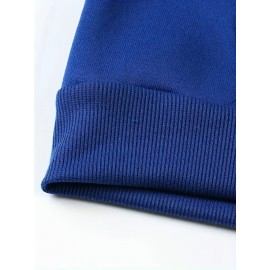 [Retro 70s Pullover] Men's Sanford and Son Vintage TV Show Graphic Hooded Sweatshirt - Retro 70s Inspired Pullover with Junkyard Design, Blue Casual Winter Warmth, Machine Washable Regular Fit for Outdoor & Home Wear