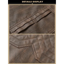 [Vintage Style Vest] Lightweight Vintage-Style Men's Vest | Zipper, Stand Collar, Chest Pockets | Casual Streetwear Outerwear for All Seasons