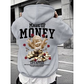 [Trendy Red Hoodie] Trendy Men's Red Hoodie with 