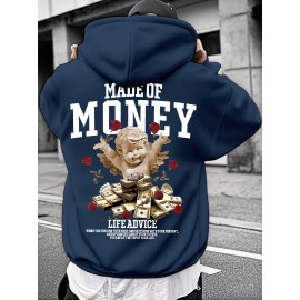 [Trendy Red Hoodie] Trendy Men's Red Hoodie with 